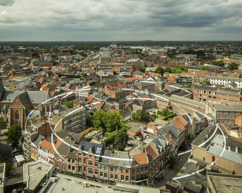 De Belgische stad Hasselt verandert in een gigantisch kunstwerk The Creators Project